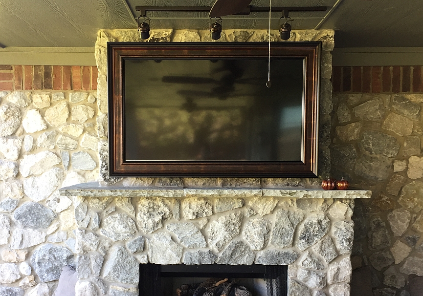 Wood TV Frame