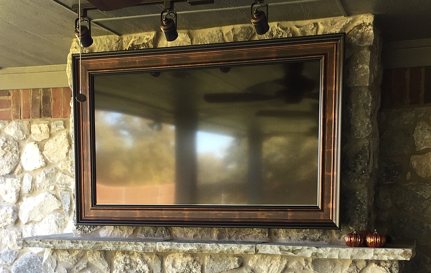Wood TV Frame