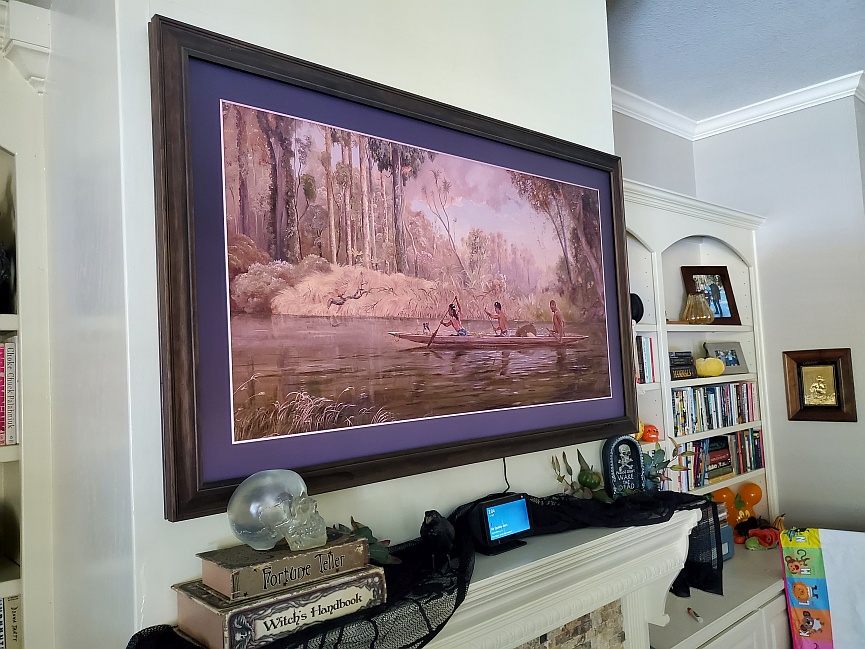 Gregory (s) tv frame by FlatScreen Framing