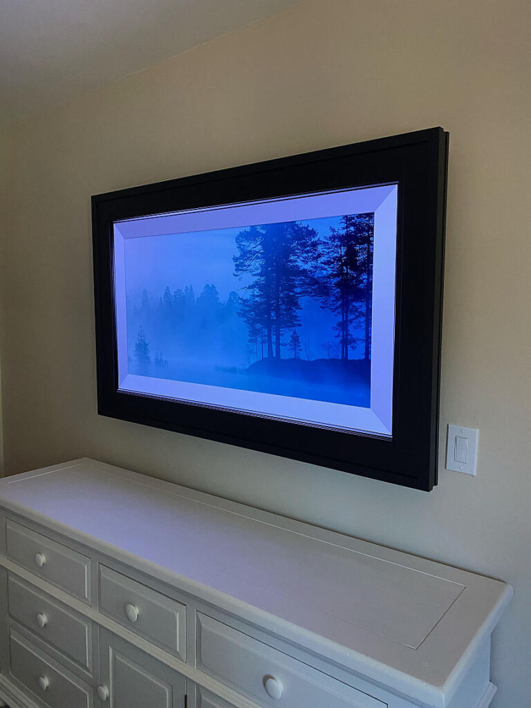 Harris tv frame by FlatScreen Framing